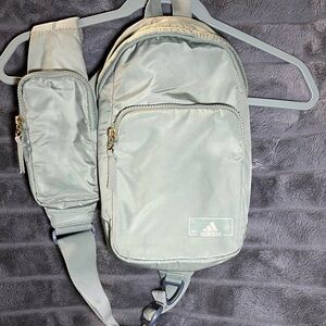 Adidas Light Green Belt Bag